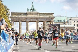 Finishing the Berlin Marathon 